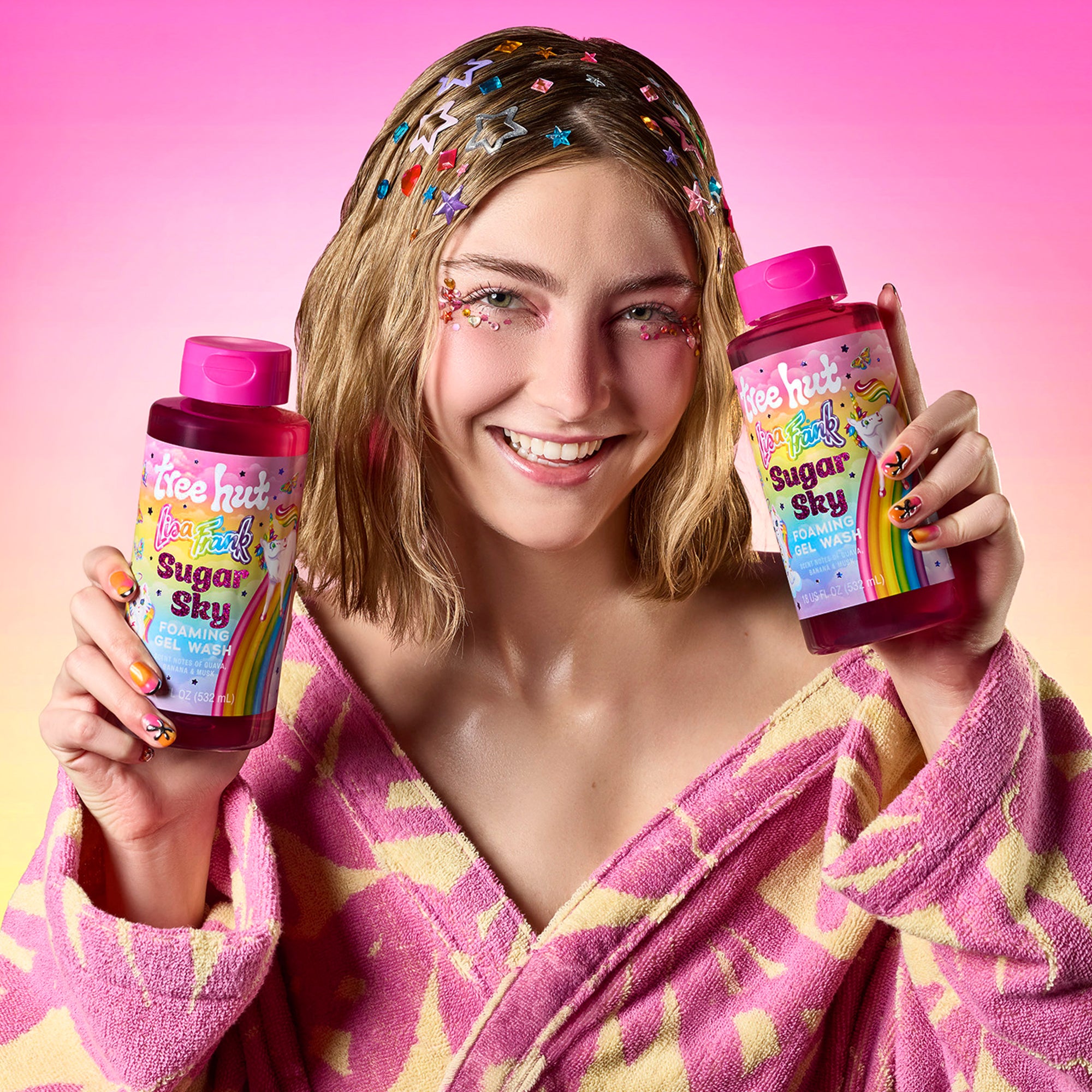 Lisa Frank x Tree Hut Sugar Sky Foaming Gel Wash - Image 6