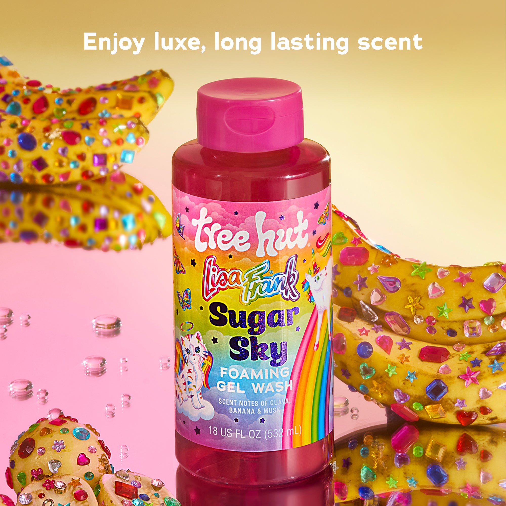 Lisa Frank x Tree Hut Sugar Sky Foaming Gel Wash - Image 2