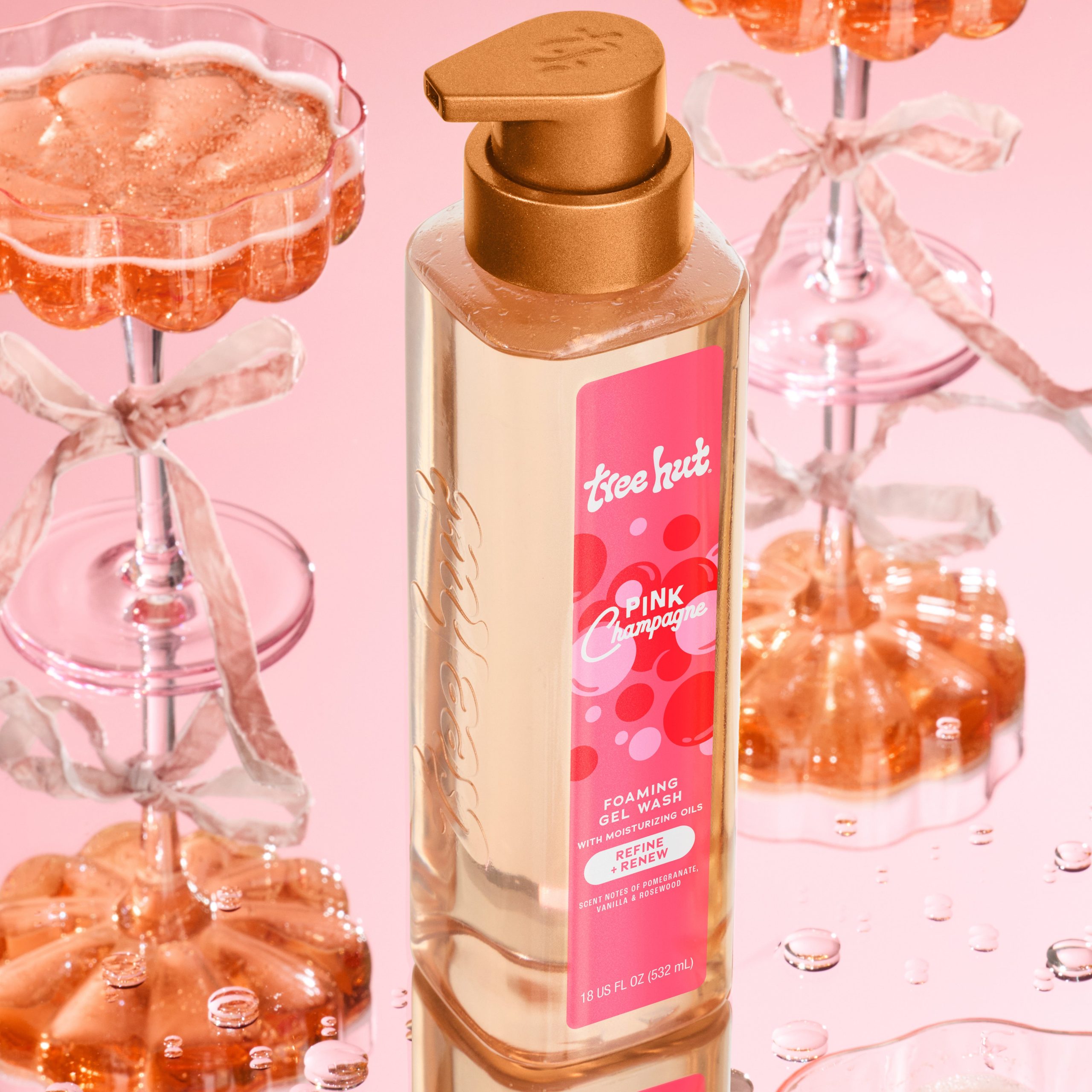 Pink Champagne Foaming Gel Wash - Image 3