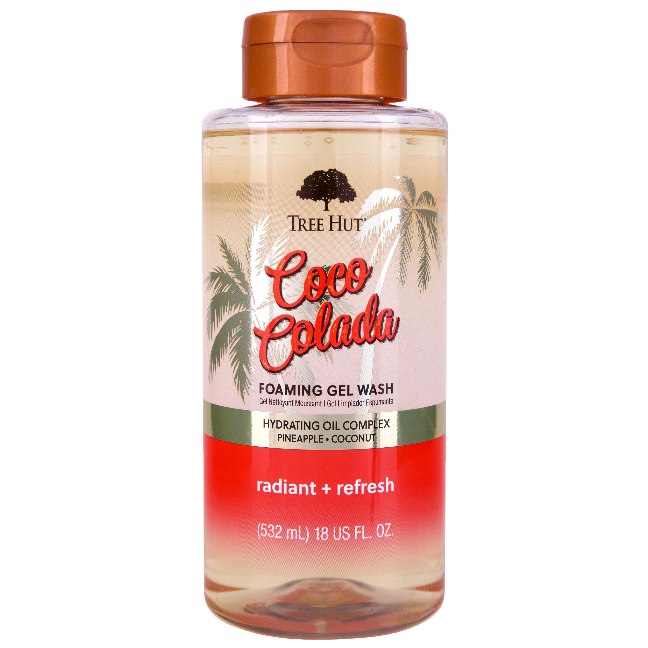 coco colada foaming gel wash